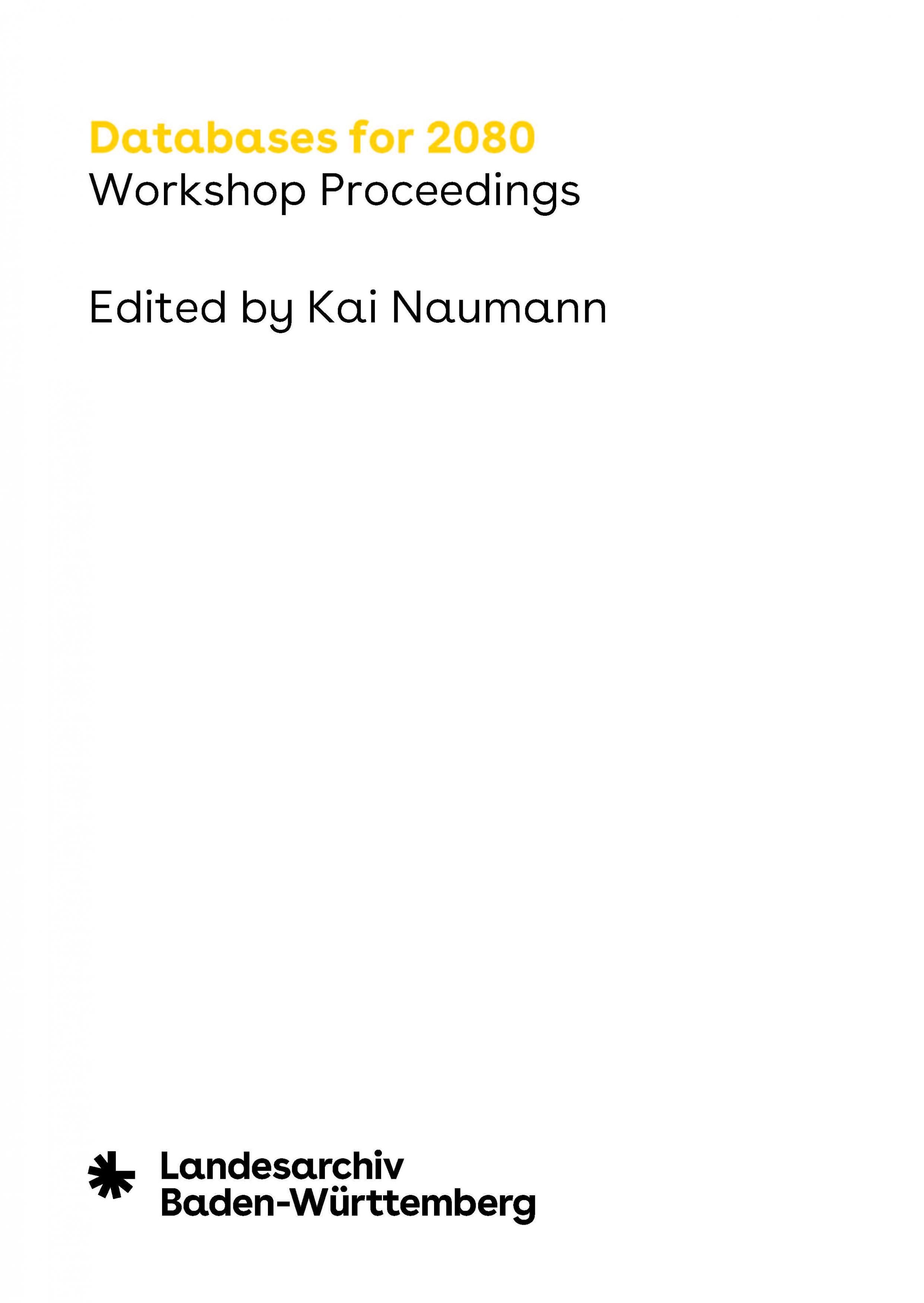 Naumann, Databases, Cover