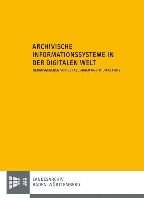 Cover Archivische Informationssysteme in der digitalen Welt