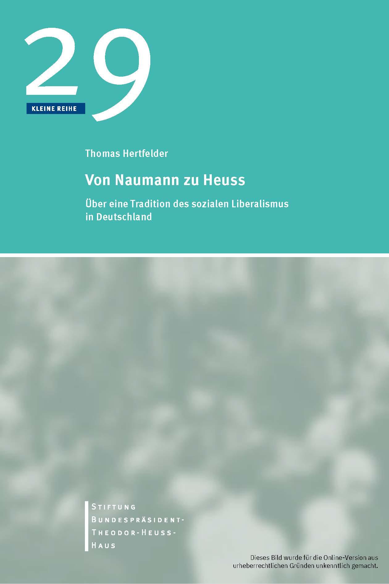 Hertfelder, Von Naumann zu Heuss, Cover