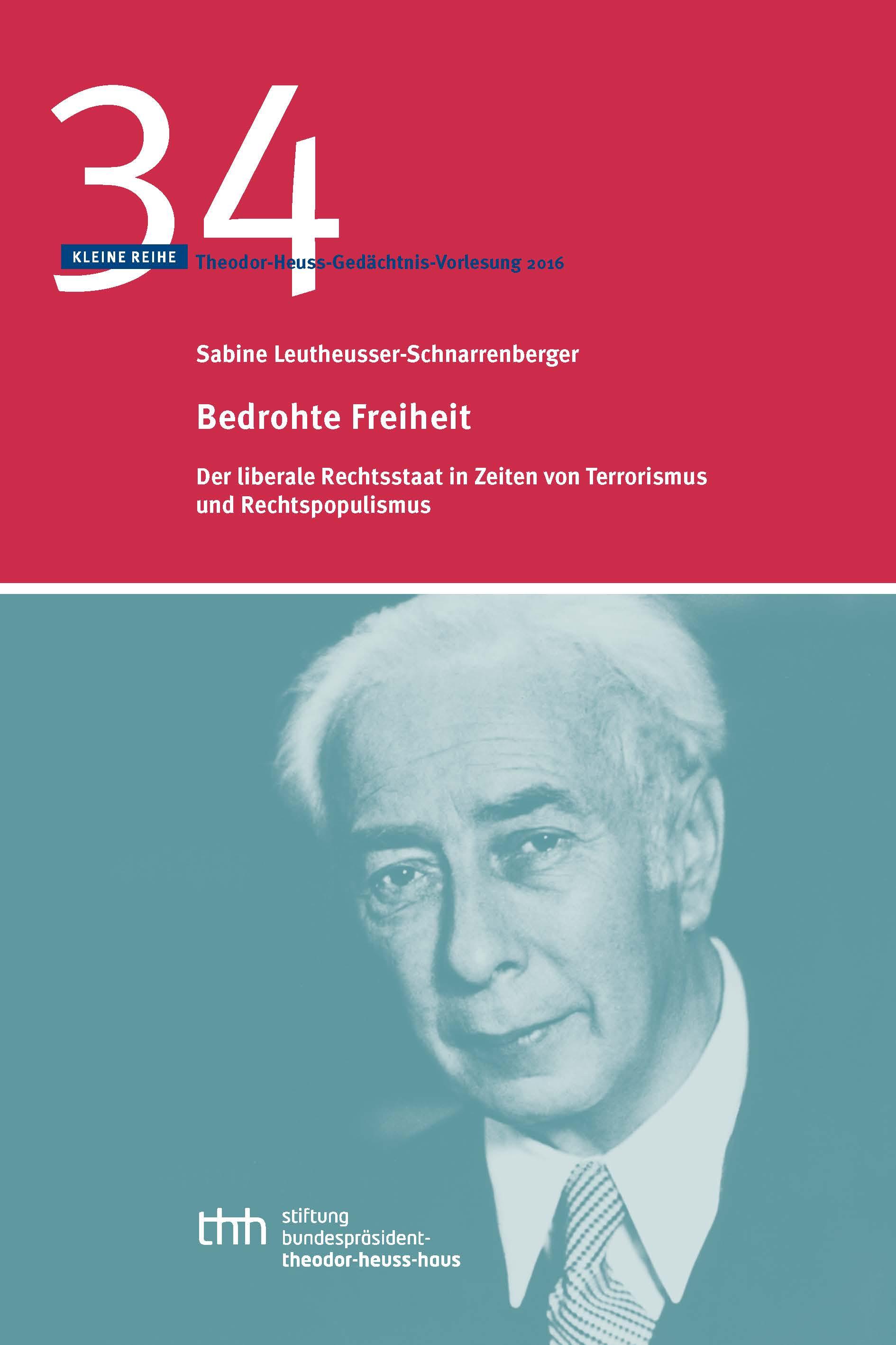 Leutheusser-Schnarrenberger, Bedrohte Freiheit, Cover