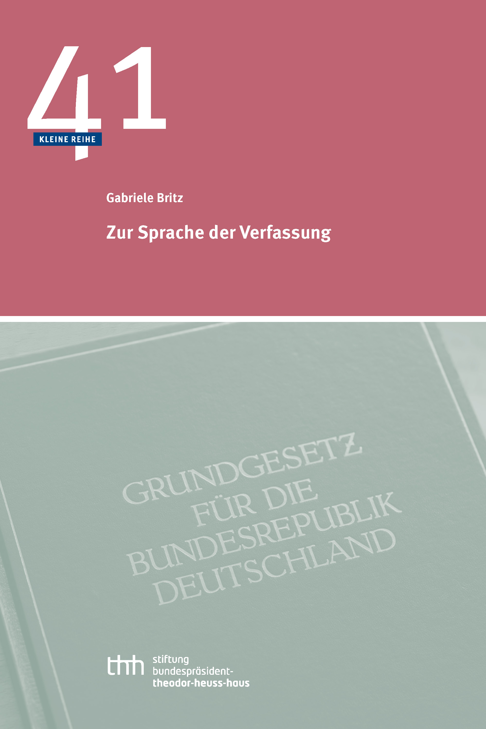 Zur Sprache der Verfassung